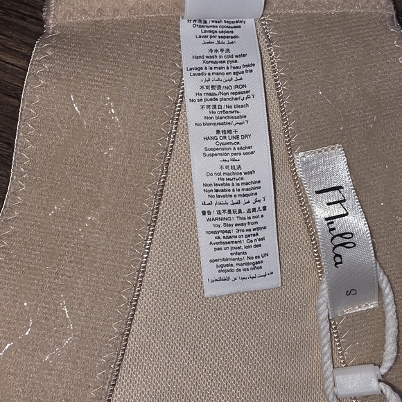 Mulla Nude Rhinestone Mesh Corset Bustier Top Sz Small (36B) - Picture 10 of 13